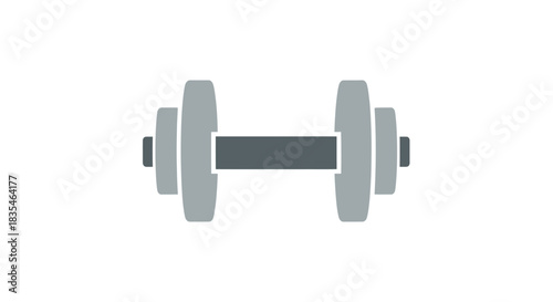 Simple dumbbell illustration