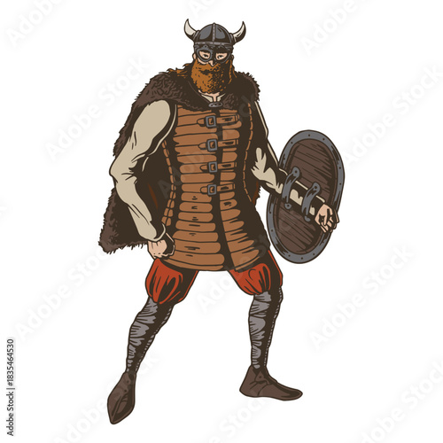 Viking man warrior nordic people