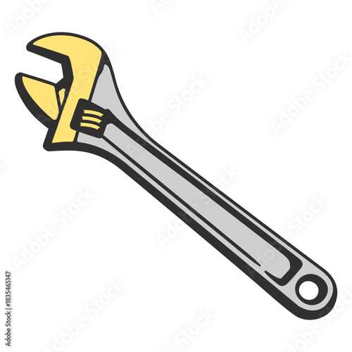 Adjustable wrench image