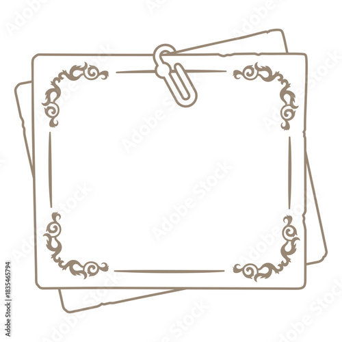 Patterned sheet of paper for a unique note-taking experience