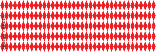 Seamless Bavarian lozenge diamond pattern vector, abstract blue and white background.