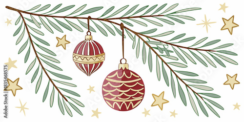 Christmas ornaments card etc