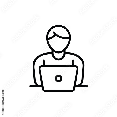 freelance icon, freelancer symbol, independent work, remote work, work from home