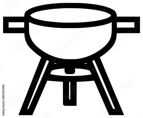 Fondue Fancy: Art Melting Magic | Clean, isolated vector art for creative projects.