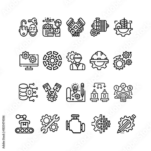 set of icons for web design