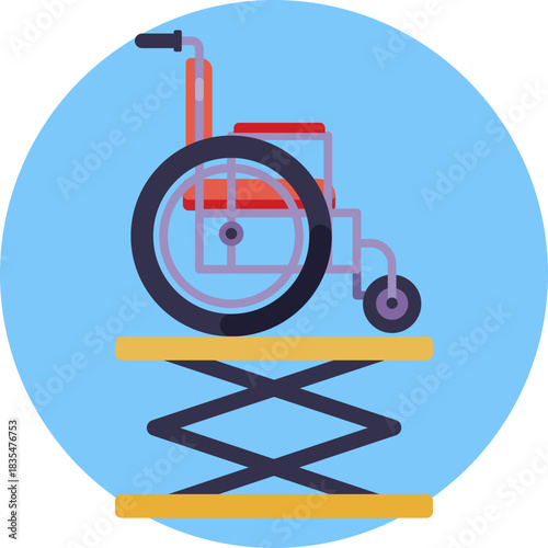 Elevator designed for wheelchair access.