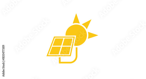 Solar panel icon