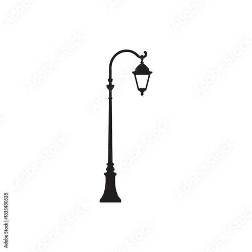 street lamp isolated . vector eps 10