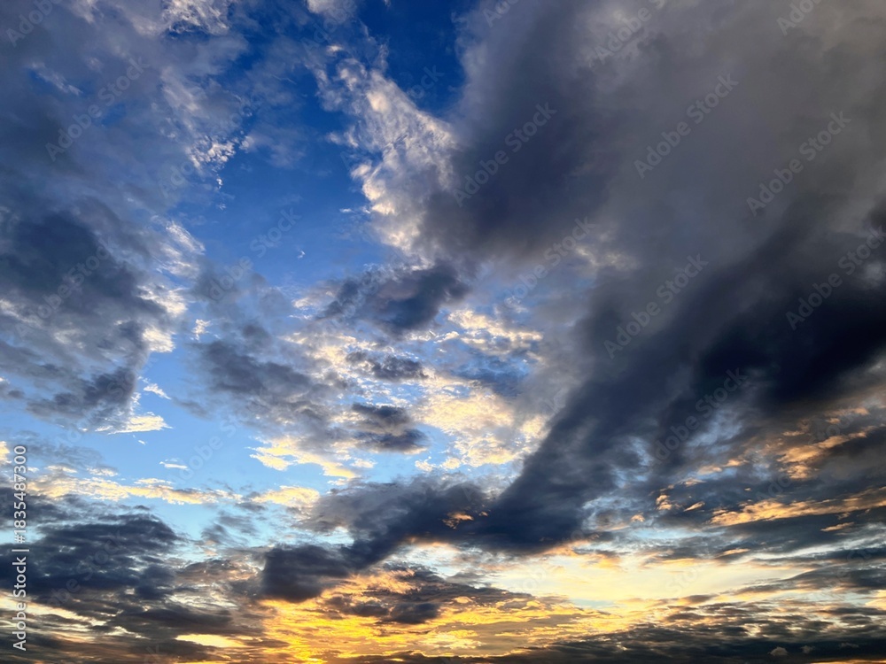 Fototapeta premium clouds and sun