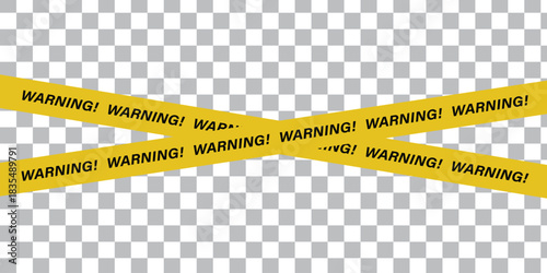 Abstract warning sign line background with yellow and black caution tape.
