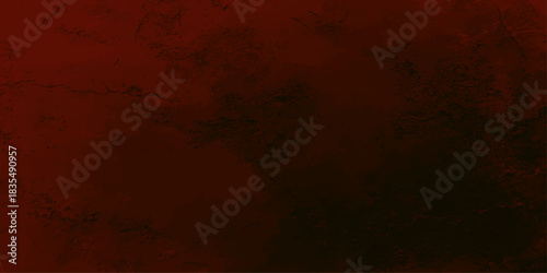 Red grunge background, old metal texture, aged paint and smoky dark vintage surface design pattern. ancient red texture with scratches, bloody grunge background Red powder explosion cloud on black 