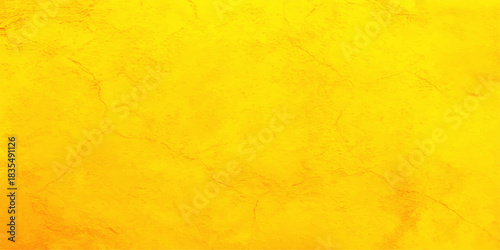 Aged yellow grunge wall texture with blank antique parchment design backdrop. Vintage grunge orange and yellow watercolor paint texture on aged paper canvas backdrop. Orange peel texture. stained wall