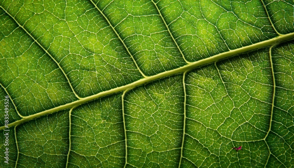 Obraz premium leaf texture leaf background with veins and cells