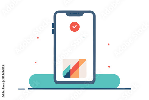 Kitchen Recipe Phone Mockup Vector Illustration