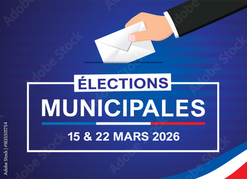 ELECTIONS MUNICIPALES MARS 2026 VOTE DRAPEAU