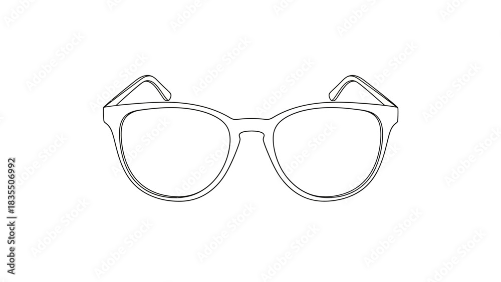 Fototapeta premium Minimal Line Art Fashion Accessories Collection – Clean Monochrome Vector Set”