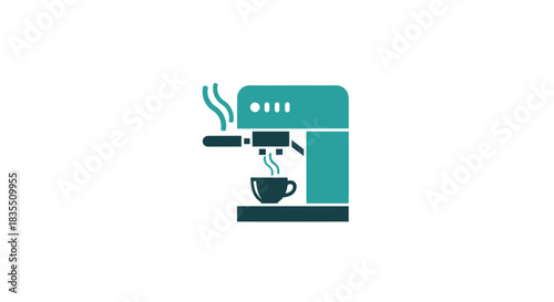 Minimalist coffee maker with steam