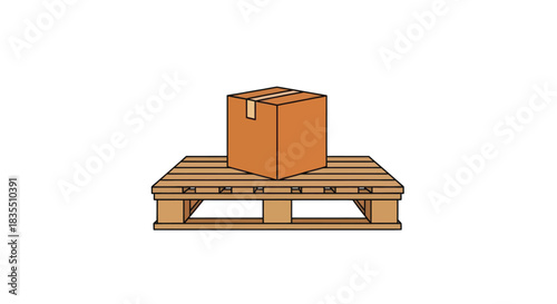 Box on pallet