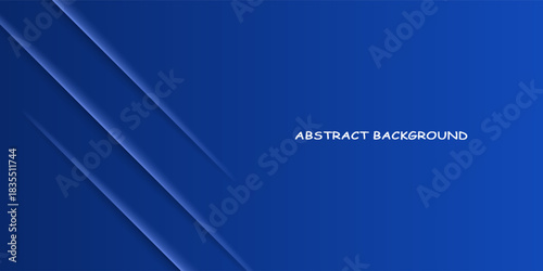 Abstract blue background with shiny light blue shadow element decoration, suit for presentation design. eps10, website