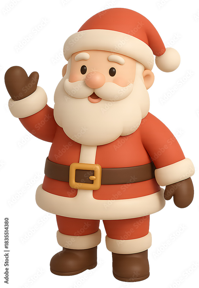 Fototapeta premium Santa Claus clipart isolated