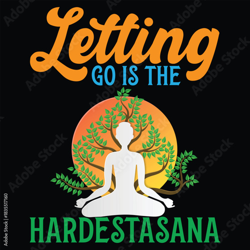 Youga exists in the world because everything is linked to the t-shirt design