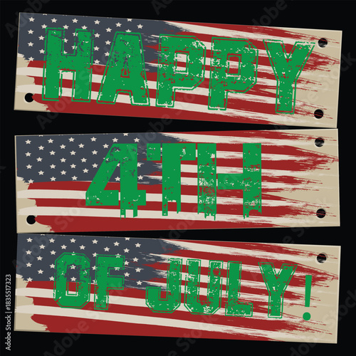 USA Independence Day t-shirt design silhouette vector art illustration, 4th of July Independence Day