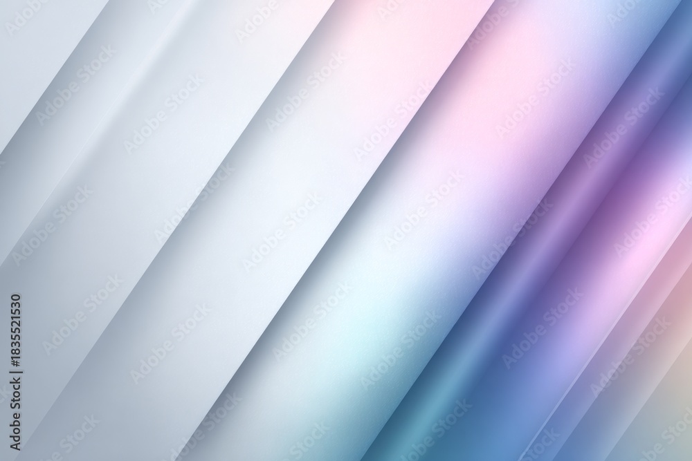 Obraz premium Soft Pastel Gradient Diagonal Stripes Abstract Background