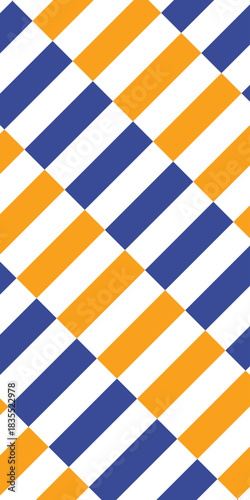 Background seamless pattern striped colorful diagonal. Racing and sports texture flag