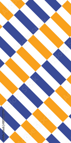 Background seamless pattern striped colorful diagonal. Racing and sports texture flag