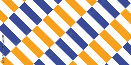 Background seamless pattern striped colorful diagonal. Racing and sports texture flag