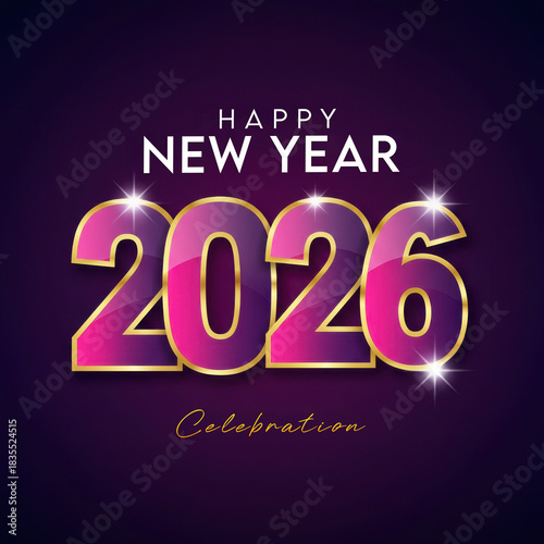 Happy new year 2026 celebration 