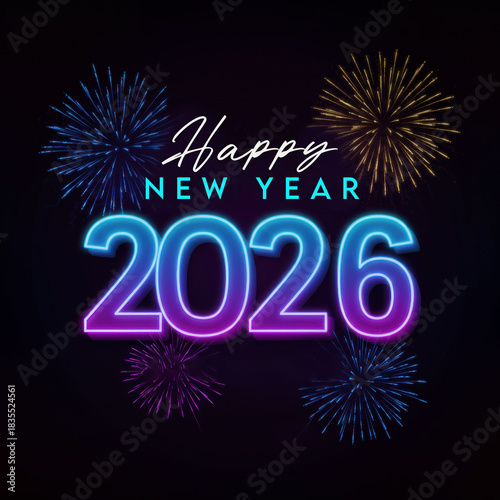 Happy new year 2026 celebration 