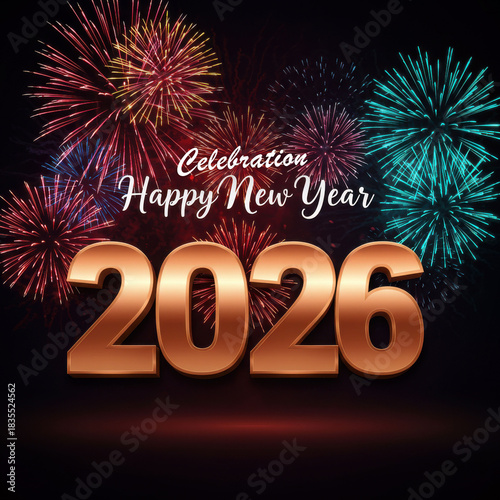 Happy new year 2026 celebration 