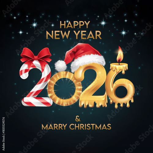Happy new year 2026 celebration 