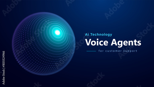 Data bg sphere and globe ai circle with particle network connect. Abstract vector gen and future space geometric with internet graphic ball. Technology data hand and connection globe.