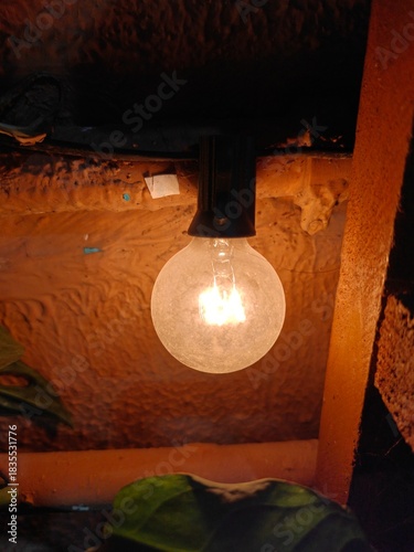 interior of a house with warm light