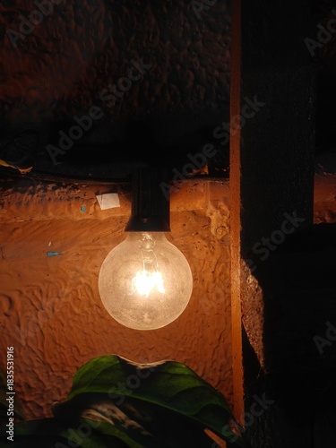interior of a house with warm light