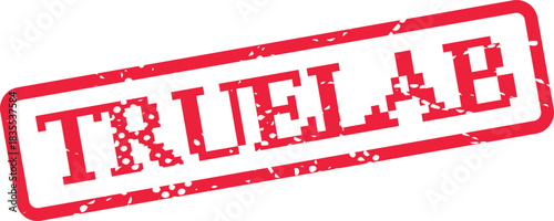 TRUELAB certified stamp impression for scientific research and laboratory approval