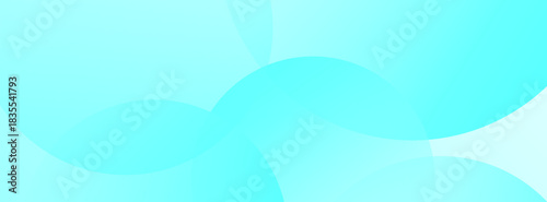 A teal background with a gradient style, featuring soft, overlapping circles. The teal background adds a smooth, calming texture. Minimal abstract circles vector gradient background