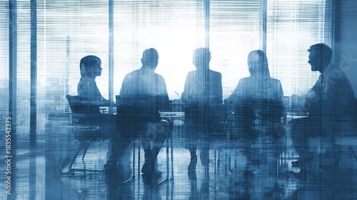 Strategic Synergy: A group of business individuals engages in a collaborative discussion in a modern office environment, symbolizing teamwork and effective communication. 