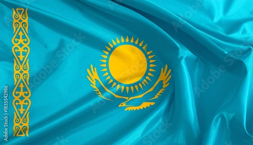 flag of Kazakhstan