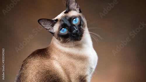 siamese cat portrait