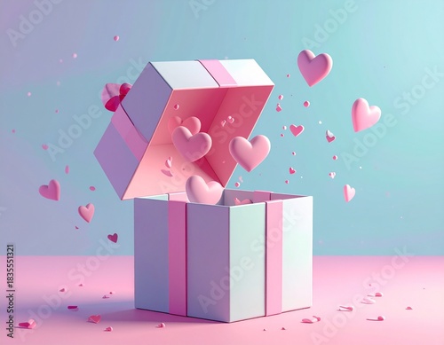 pink gift box