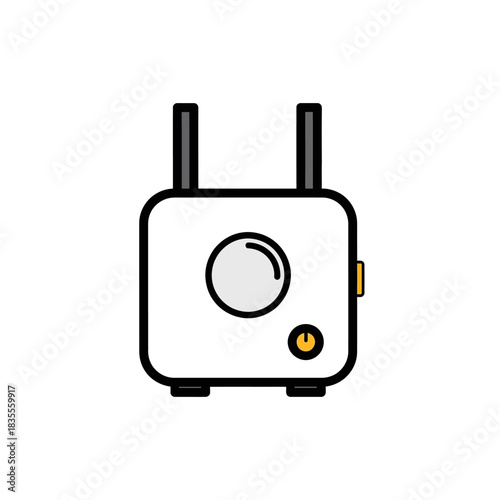 Modern white electric plug illustration for energy efficiency campaigns and technology promotions, showcasing clean energy and innovative design, powering up!