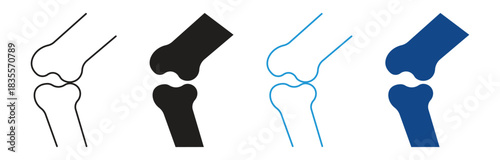 Joint icon set multiple style collection ,Vector illustration.