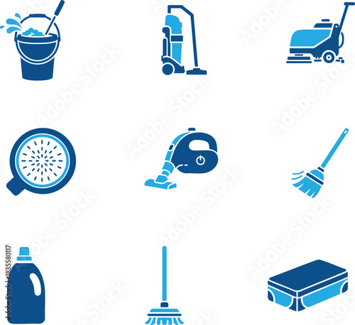 Cleaning Tool Janitorial Supplies Icon