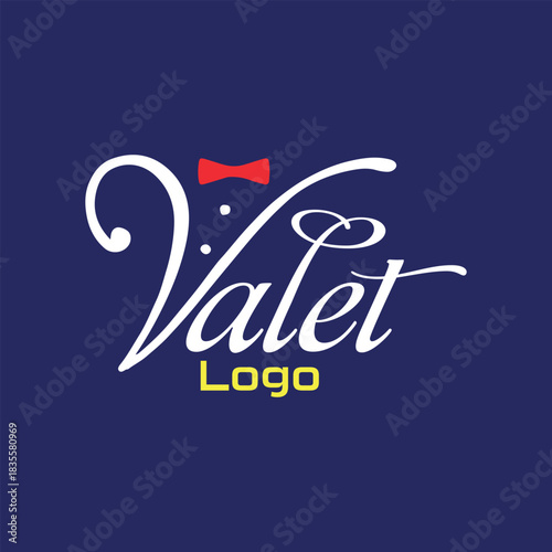 valet logo design vector format