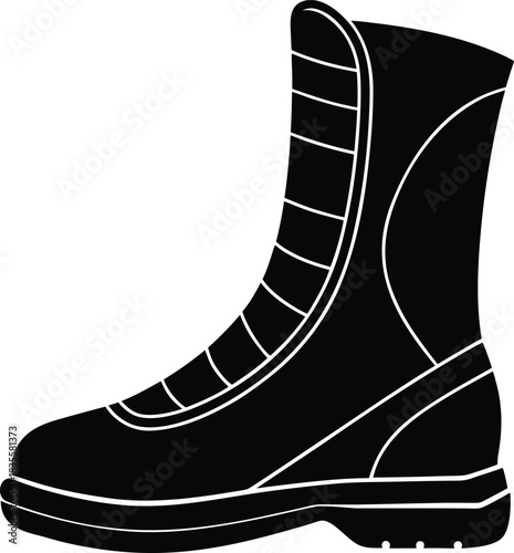 vector art of ice skates for women isolated on white