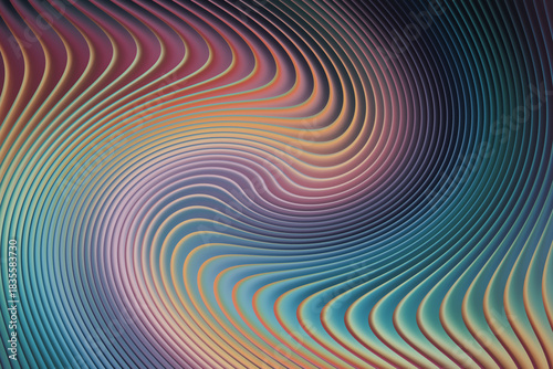 Abstract background with swirling lines in pastel colors and smooth texture design