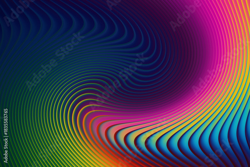 Colorful abstract background with swirling lines and vibrant gradient colors
